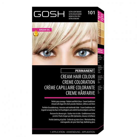 GOSH Cream Hair Colour Ultra Light Blonde 101