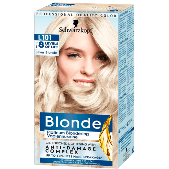 Schwarzkopf Blonde L101 Silver Blond Platin (1 stk)