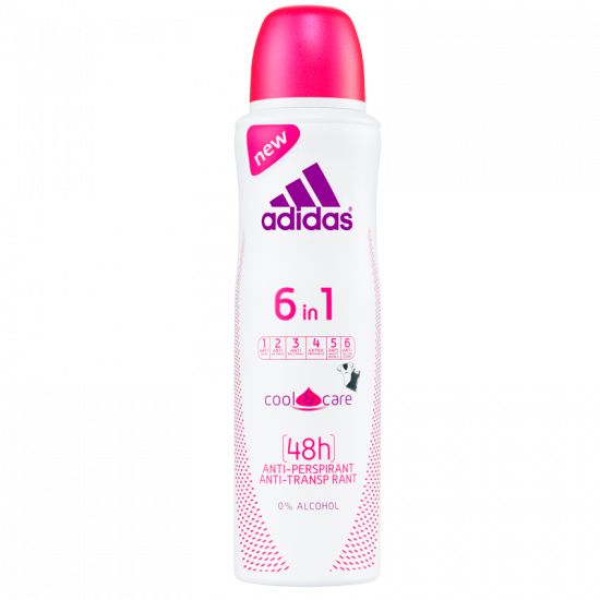 Adidas Cool & Care For Her 6in1 Deodorant Spray (150 ml)