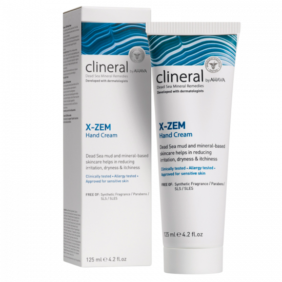 Ahava CLINERAL X-ZEM Hand Cream 125 ml.