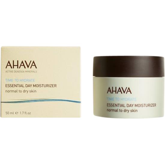 ahava essential day moisturizer normal to dry skin 50 ml.