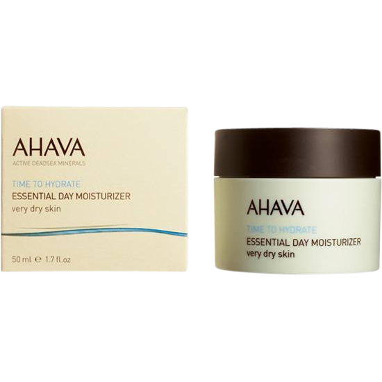 ahava essential day moisturizer very dry skin 50 ml.