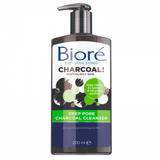 Bioré Deep Pore Charcoal Cleanser (200 ml)