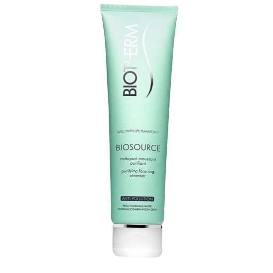 biotherm biosource purifying foaming cleanser normal skin 150 ml.