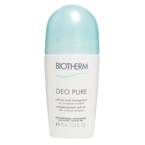 biotherm deo pure antiperspirant roll-on 75 ml.