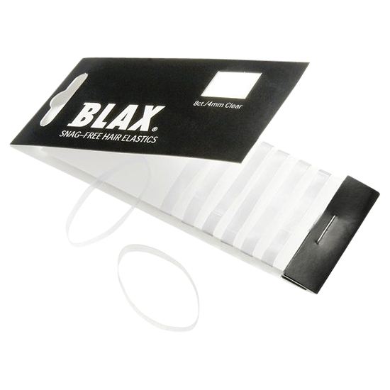 blax h√•relastikker clear 8 stk