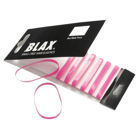 blax h√•relastikker pink 8 stk