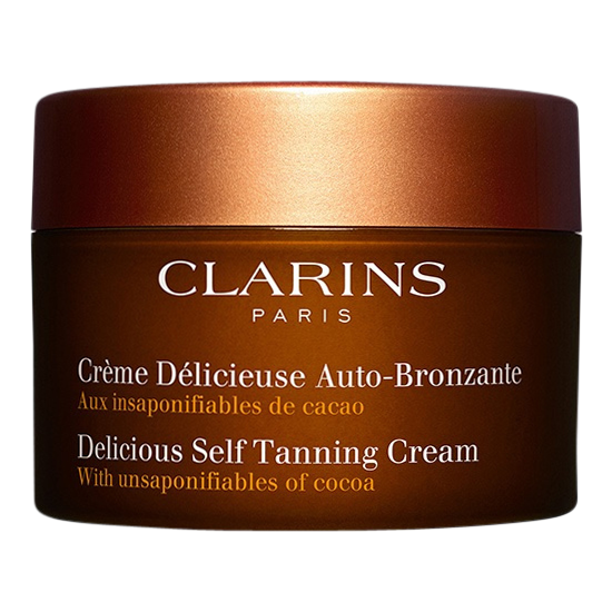 clarins delicious self tanning cream 150 ml.
