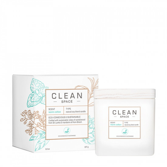 Clean Space Warm Cotton Candle 227 g.