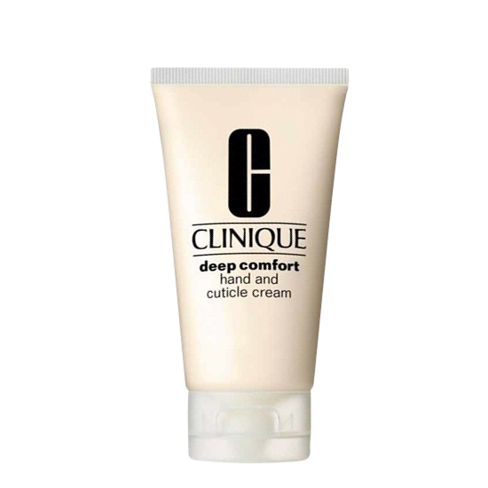 clinique deep comfort hand and cuticle cream 75 ml.