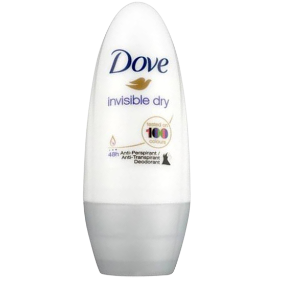 dove invisible dry roll-on deodorant 50 ml.