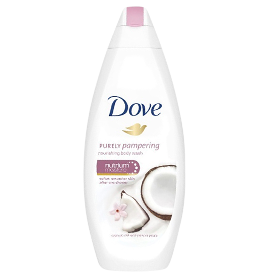 dove purely pampering body wash coconut