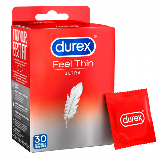 Durex Featherlite Ultra Kondomer Big Pack (30 stk) 