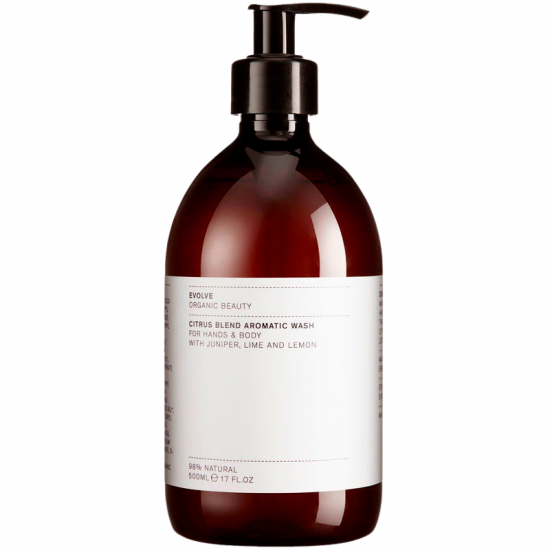 Evolve Organic Beauty Citrus Blend Aromatic Wash - Economy Size 500 ml.