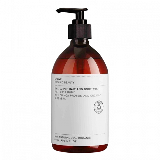 Evolve Organic Beauty Daily Apple Hair And Body Wash (500 ml)