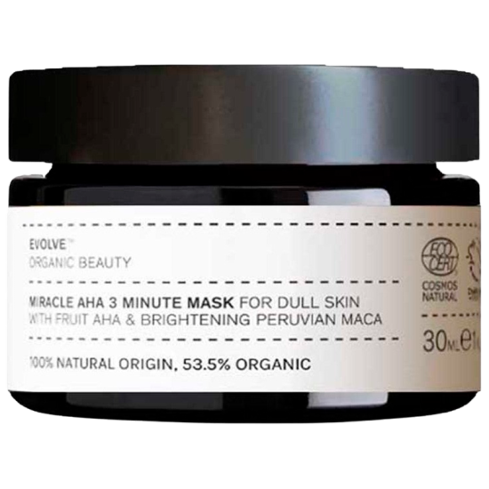 Evolve Organic Beauty Miracle AHA 3 Minute Mask Travel Size (30 ml)