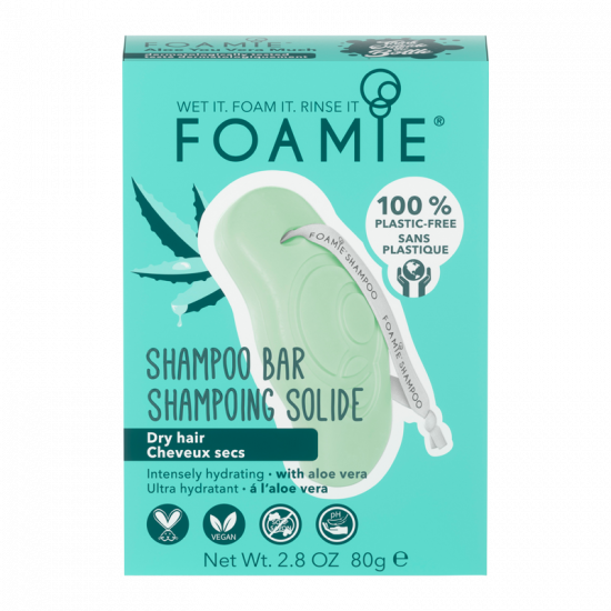Foamie Shampoo Bar Aloe Vera For Dry Hair (1 stk) 