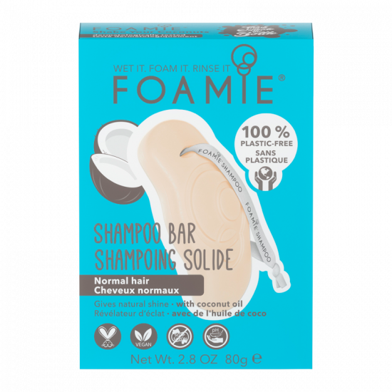 Foamie Shampoo Bar Coconut Oil For Normal Hair (1 stk)
