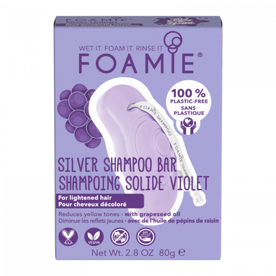 Foamie Shampoo Bar Silver For Blonde Hair (1 stk)