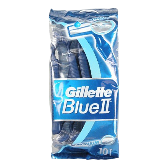 gillette blue ii razors 10 stk.