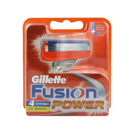 gillette fusion power blades 4 stk