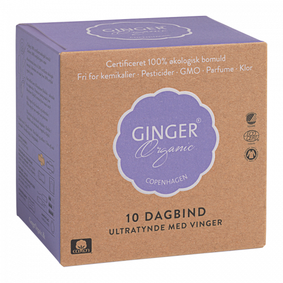 Ginger Organic Bind Dag (10 stk) 