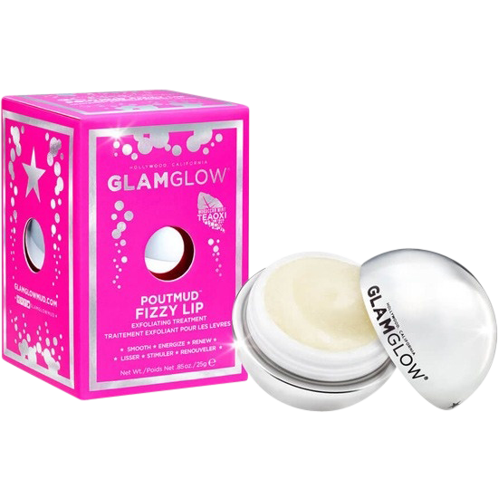 glamglow poutmud fizzy lip exfoliating treatment 25g.