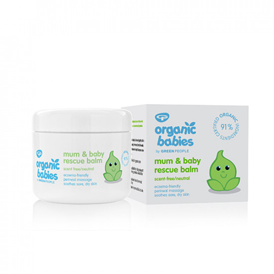 GreenPeople Mum and Baby rescue balm u.duft