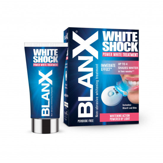 Blanx White Shock Power White Treatment Tube + LED Bite 30 ml.