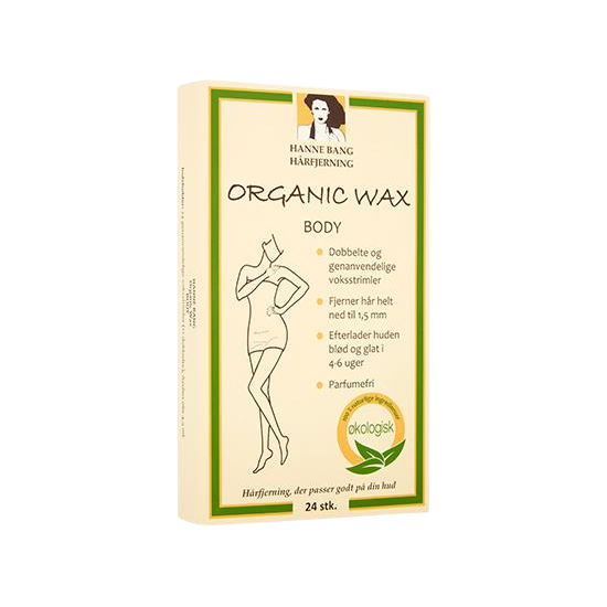 Hanne Bang Organic Wax Body Strips 24 stk.