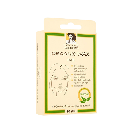 Hanne Bang Organic Wax Face Strips 20 stk.