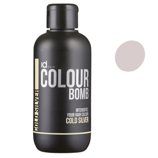 idhair colour bomb cold silver 250 ml.