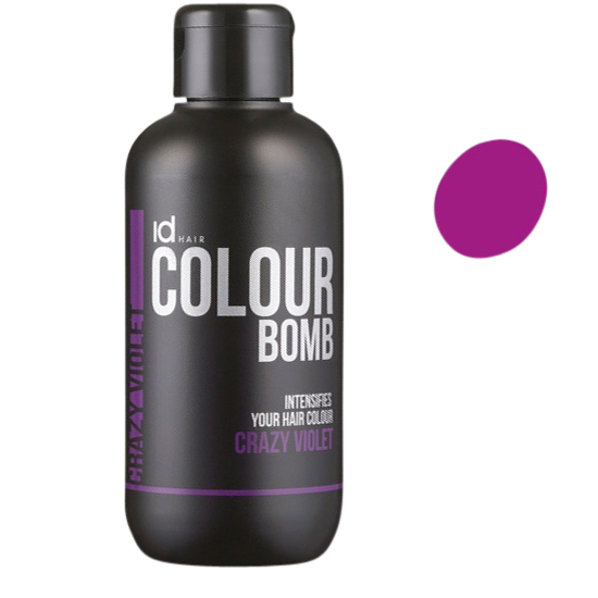 idhair colour bomb crazy violet 250 ml.