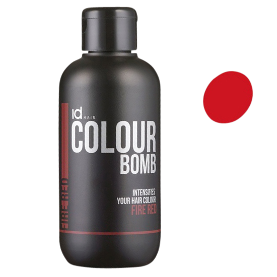 idhair colour bomb fire red 250 ml.