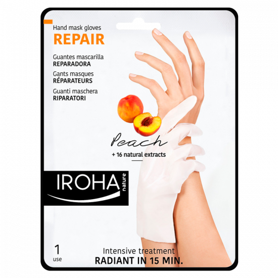 Iroha Peach Hand Mask (1 stk)