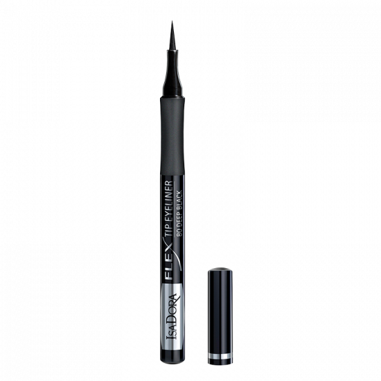 IsaDora Flex Tip Eyeliner 80 Deep Black (1 ml)