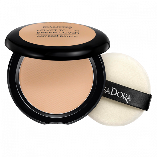 IsaDora Velvet Touch Sheer Cover Compact Powder 44 Warm Sand (10 g)