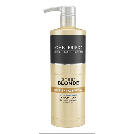 John Frieda Sheer Blonde Highlight Activating Moisturising Shampoo 500 ml
