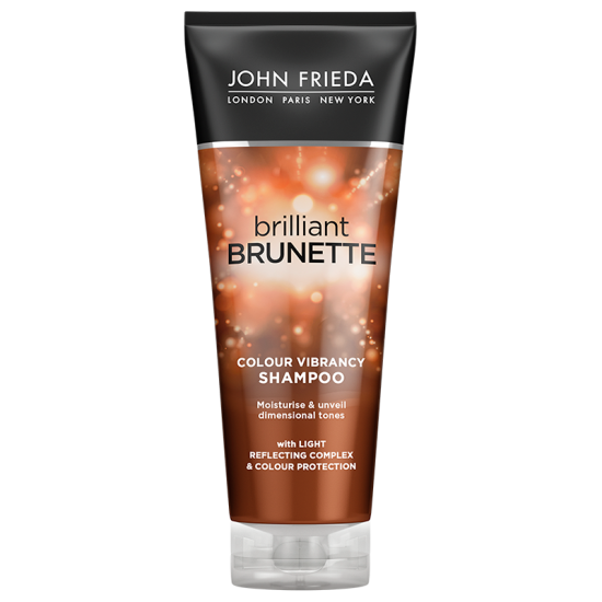 John Frieda Brilliant Brunette Color Vibrancy Shampoo (250 ml)
