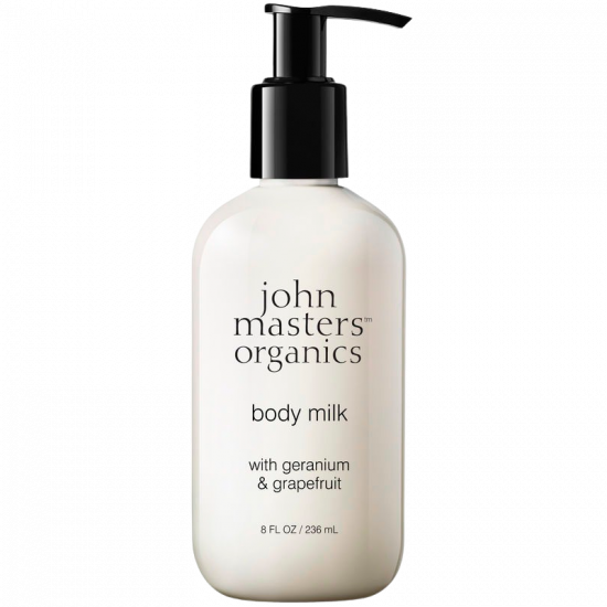 John Masters Organic Body Milk with Geranium & Grapefruit (236 ml)