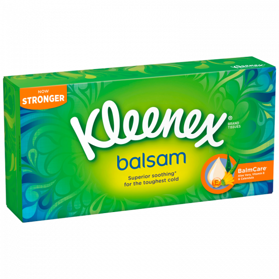 Kleenex Balsam Boks (72 stk)