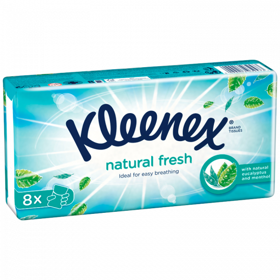 Kleenex Natural Fresh Lomme (10x8 stk)