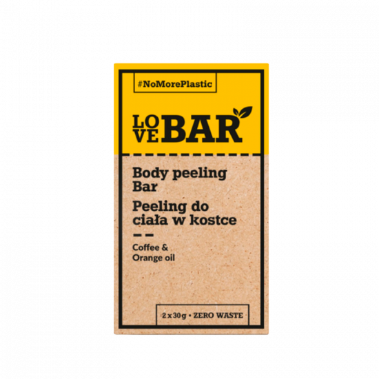 Love Bar Body Peeling Bar Coffee & Orange Oil (2 x 30 g)
