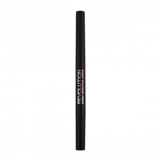 Makeup Revolution Duo Brow Pencil Dark Brown 15 g