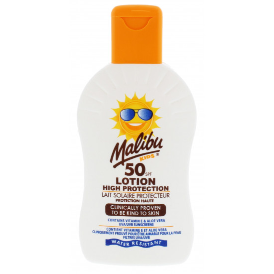Malibu Kids Sun Lotion SPF 50 200 ml.