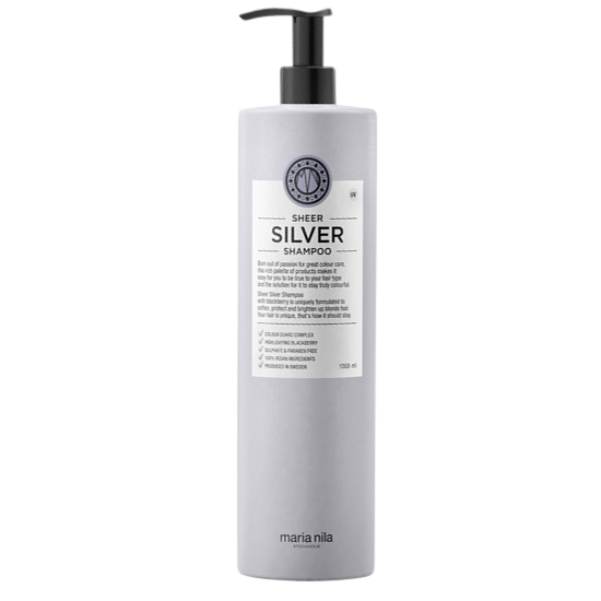 maria nila sheer silver shampoo 1000 ml.