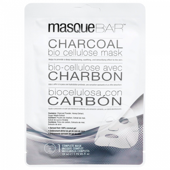 MasqueBar Charcoal Bio Cellulose Mask (1 stk)