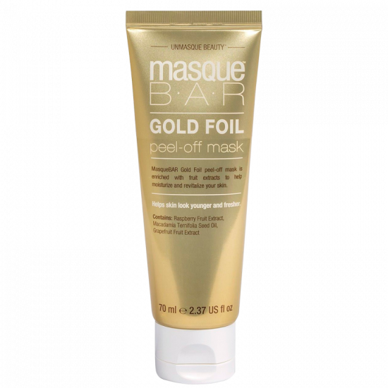 MasqueBar Foil Masque Gold Peel-Off Mask Tube (70 ml)