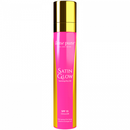 âme pure Satin Glow Sunscreen Tanning Oil SPF 15 (140 ml)