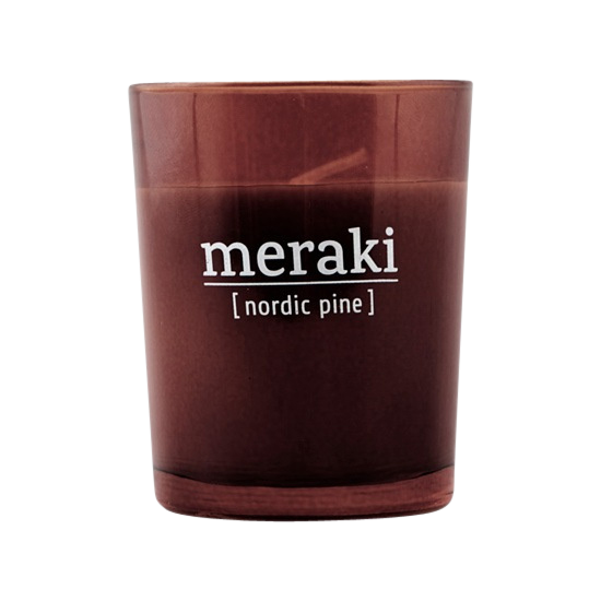 meraki scented candle nordic pine small